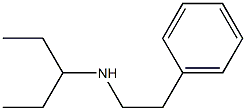 pentan-3-yl(2-phenylethyl)amine Structure