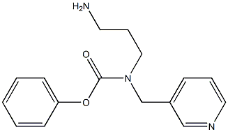 phenyl N-(3-aminopropyl)-N-(pyridin-3-ylmethyl)carbamate Structure