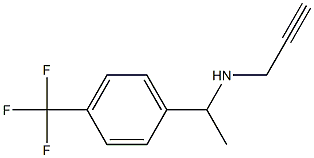 prop-2-yn-1-yl({1-[4-(trifluoromethyl)phenyl]ethyl})amine Structure