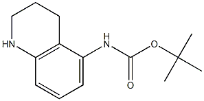tert-butyl 1,2,3,4-tetrahydroquinolin-5-ylcarbamate 구조식 이미지