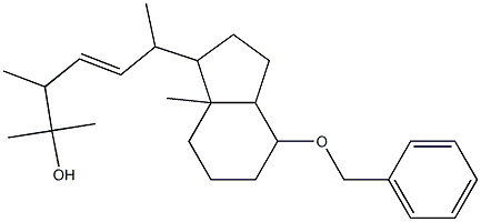 6-(4-Benzyloxy-7a-methyl-octahydro-inden-1-yl)-2,3-dimethyl-hept-4-en-2-ol 구조식 이미지