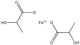 Iron (2) 2-hydroxypropionate Structure