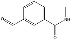 3-Formyl-N-methyl-benzamide 구조식 이미지