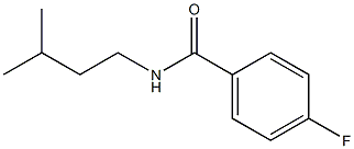 4-fluoro-N-isopentylbenzamide 구조식 이미지