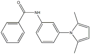 N-[3-(2,5-dimethyl-1H-pyrrol-1-yl)phenyl]benzamide Structure