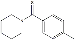 1-(4-methylbenzothioyl)piperidine Structure