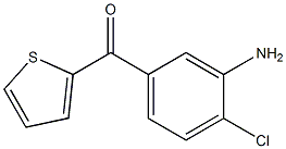 (3-amino-4-chlorophenyl)(2-thienyl)methanone Structure