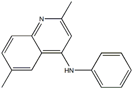 2,6-dimethyl-N-phenyl-4-quinolinamine Structure