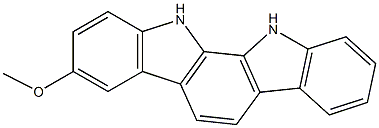 3-methoxy-11,12-dihydroindolo[2,3-a]carbazole 구조식 이미지