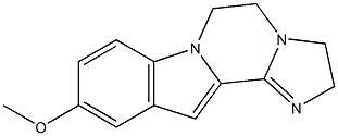 methyl 2,3,5,6-tetrahydroimidazo[2',1':3,4]pyrazino[1,2-a]indol-10-yl ether Structure