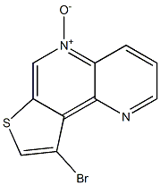 9-bromothieno[2,3-c][1,5]naphthyridine 5-oxide Structure