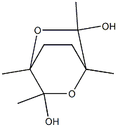 1,3,4,6-tetramethyl-2,5-dioxabicyclo[2.2.2]octane-3,6-diol Structure