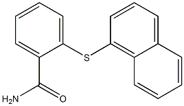 2-(1-naphthylsulfanyl)benzamide Structure
