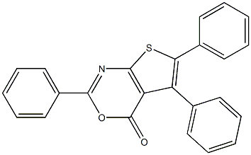 2,5,6-triphenyl-4H-thieno[2,3-d][1,3]oxazin-4-one Structure