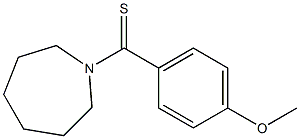 4-(1-azepanylcarbothioyl)phenyl methyl ether 구조식 이미지