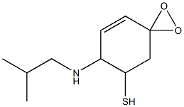 4-(isobutylamino)tetrahydro-3-thiophenol 1,1-dioxide 구조식 이미지