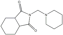 2-(1-piperidinylmethyl)hexahydro-1H-isoindole-1,3(2H)-dione Structure