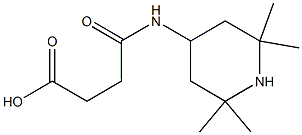 4-oxo-4-[(2,2,6,6-tetramethyl-4-piperidinyl)amino]butanoic acid 구조식 이미지