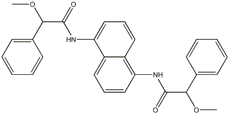 2-methoxy-N-(5-{[methoxy(phenyl)acetyl]amino}-1-naphthyl)-2-phenylacetamide Structure