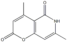 4,7-dimethyl-2H-pyrano[3,2-c]pyridine-2,5(6H)-dione 구조식 이미지