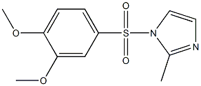 1-[(3,4-dimethoxyphenyl)sulfonyl]-2-methyl-1H-imidazole Structure