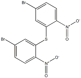 4-bromo-2-[(5-bromo-2-nitrophenyl)sulfanyl]-1-nitrobenzene Structure