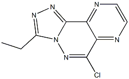 6-chloro-3-ethylpyrazino[2,3-d][1,2,4]triazolo[4,3-b]pyridazine Structure
