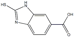 2-sulfanyl-1H-benzimidazole-6-carboxylic acid Structure