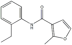 N-(2-ethylphenyl)-2-methyl-3-furamide Structure