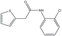 N-(2-chlorophenyl)-2-(2-thienyl)acetamide Structure