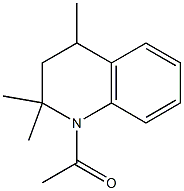 1-acetyl-2,2,4-trimethyl-1,2,3,4-tetrahydroquinoline 구조식 이미지