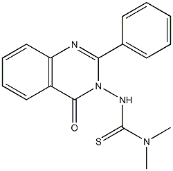 N,N-dimethyl-N'-(4-oxo-2-phenylquinazolin-3(4H)-yl)thiourea 구조식 이미지