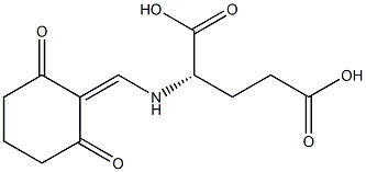 N-[(2,6-dioxocyclohexylidene)methyl]glutamic acid Structure