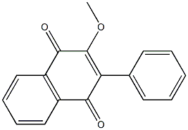 2-methoxy-3-phenylnaphthoquinone 구조식 이미지
