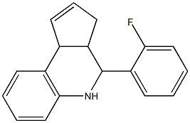 4-(2-fluorophenyl)-3a,4,5,9b-tetrahydro-3H-cyclopenta[c]quinoline 구조식 이미지