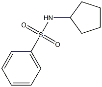 N-cyclopentylbenzenesulfonamide Structure