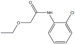 N-(2-chlorophenyl)-2-ethoxyacetamide 구조식 이미지