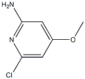 2-Amino-6-chloro-4-methoxypyridine Structure