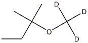 1,1-Dimethylpropyl  methyl-d3  ether 구조식 이미지