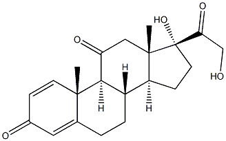 Prednisone, Anhydrous, Powder Structure
