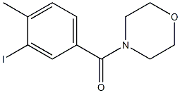 (3-iodo-4-methylphenyl)(4-morpholinyl)methanone Structure