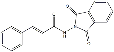 (E)-N-(1,3-dioxo-1,3-dihydro-2H-isoindol-2-yl)-3-phenyl-2-propenamide 구조식 이미지