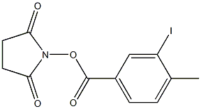1-[(3-iodo-4-methylbenzoyl)oxy]-2,5-pyrrolidinedione 구조식 이미지
