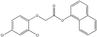 1-naphthyl 2-(2,4-dichlorophenoxy)acetate 구조식 이미지