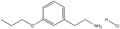 2-(3-propoxyphenyl)-1-ethanamine hydrochloride Structure