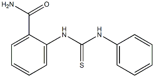 2-[(anilinocarbothioyl)amino]benzamide Structure