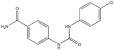 4-{[(4-chloroanilino)carbonyl]amino}benzamide Structure