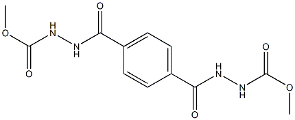 methyl 2-(4-{[2-(methoxycarbonyl)hydrazino]carbonyl}benzoyl)-1-hydrazinecarboxylate Structure