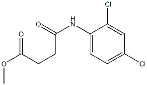 methyl 4-(2,4-dichloroanilino)-4-oxobutanoate Structure