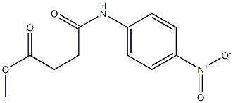 methyl 4-(4-nitroanilino)-4-oxobutanoate Structure